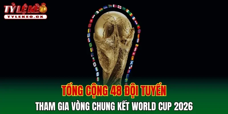 World Cup xác định danh sách 48 đội tuyển đến từ Bắc Mỹ 1 Có tổng cộng 48 đội tuyển tham gia vòng chung kết World Cup 2026