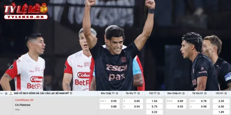 Soi Kèo Corinthians vs Platense (07h30 ngày 28/05) Copa Libertadores 3 Chi tiết kèo Corinthians vs Platense